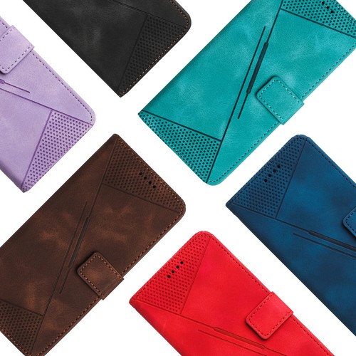 Für Samsung S24 Ultra S22+ S23 Leder Flip Stoßfest Halter Geldbörse Etui Cover - Bild 2 von 23