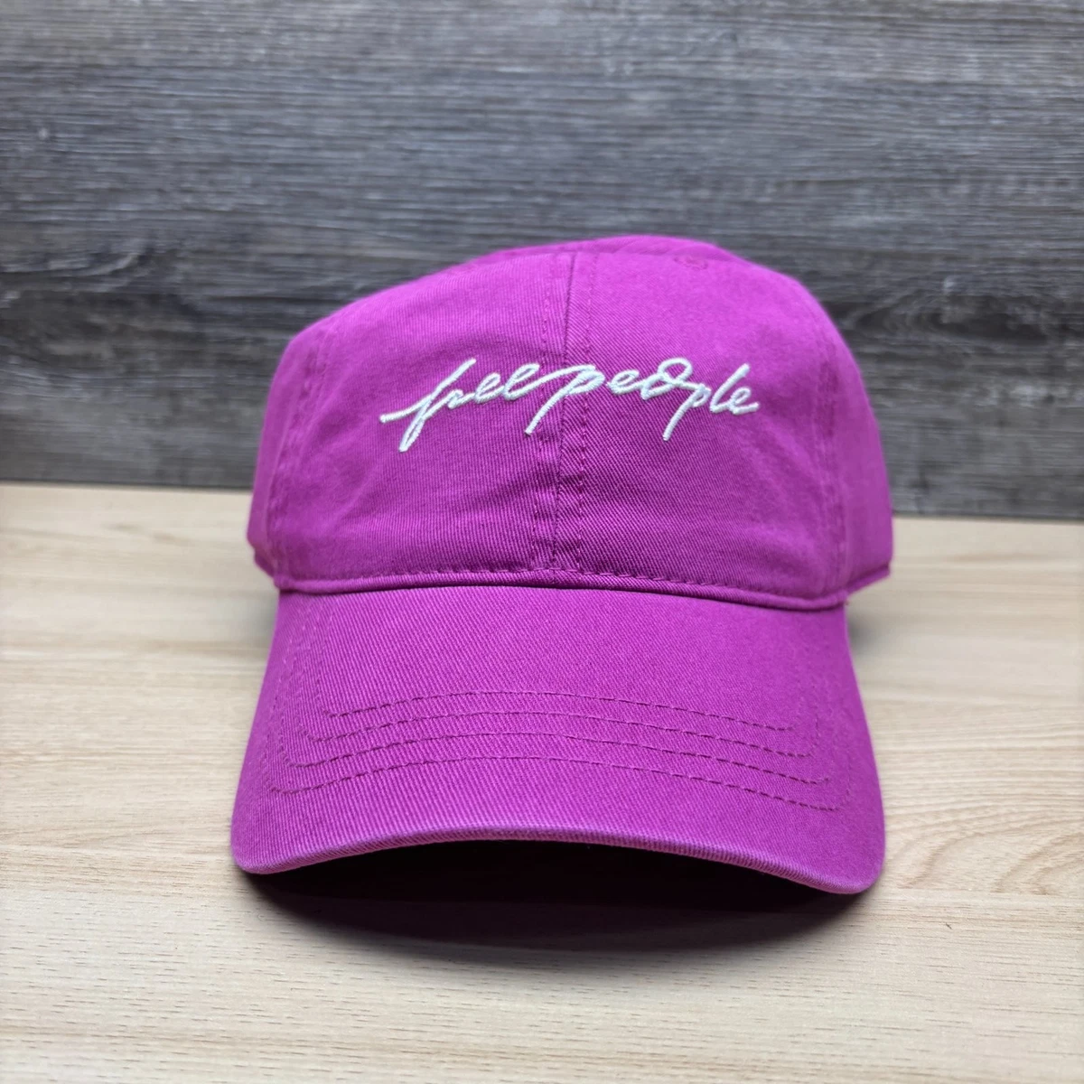 Free People Pink Nautical Anchor Baseball Cap Embroidered Cotton Hat NWT Anchor Hat (Steel Blue) – Smathers & Branson main image 4