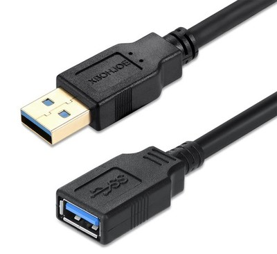 USB Extension Cable 6 FT High Speed USB 3.0 Extender Cable Type A Male to A F...