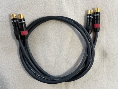 Straight Wire Symphony II  2x80cm High End RCA Kabel mit Neutrik Steckern
