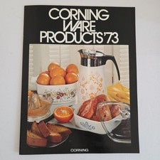 Corning Ware 1973 Sales Catalog Brochure Lot ...