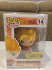 Funko Pop! # 14 Dragonball Z Glow In The Dark Super Saiyan Goku EE Exclusive