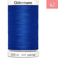 Gütermann Sew-All Thread 547 Yards - Cobalt Blue for Seamless Sewing Projects