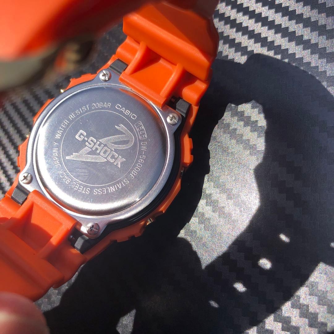 CASIO x BEAMS G-SHOCK DW 5600BE Orange Digital Watch Quartz