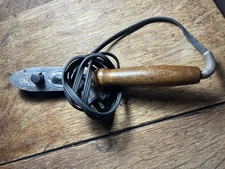 Vintage Sealector II Tacking Iron SEAL Products 165W 120V Wood Handle Craft Tool