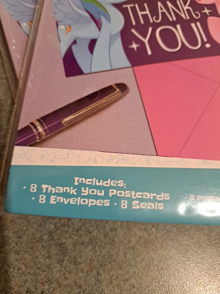 16 postales de agradecimiento con sobres de My Little Pony. Foto 4 de 4