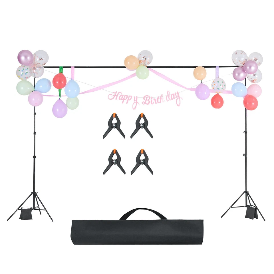 背景支架背景支架套件(6.5 高 x10 英尺宽)派对和照片工作室 pd 23z