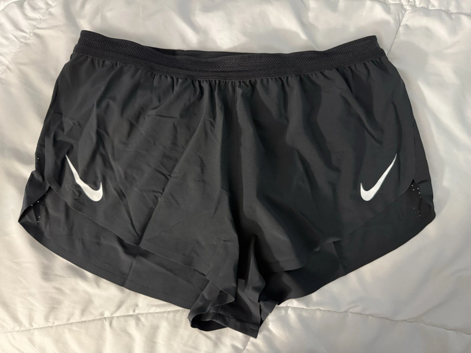 Nike Aeroswift 2" Dri-Fit ADV Standard Running Shorts Black Mens L FN3349-010 CC