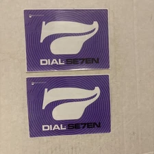Lot Of 2 Dial 7 Seven Who Rises From Da Underground Promo Sticker Original Se7en