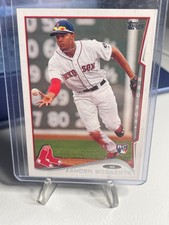 2014 Topps  #133 - Xander Bogaerts RC Boston Red Sox Rookie Card. rookie card picture