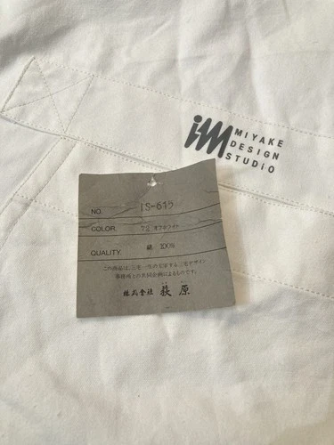 Vintage Issey Miyake IM Design Studio JAA Apron Jacket Coat White Size M Japan  image 8