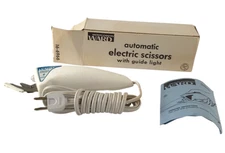 Electric Scissors With Original Box Vintage Montgomery Ward Sewing + Light WORKS