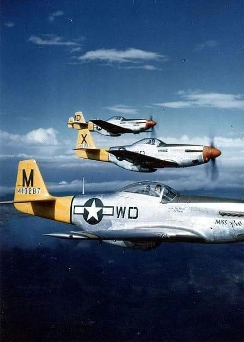 Historic North American P-51 Mustang Patch WWII 8th Air Force Fighter Air Combat - Image 4 of 4