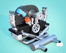 Resin 3D Printed Volkswagen Beetle Engine Kit 1:24 Unpainted Model Toys
