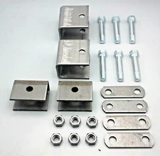 Single Axle Spring Hanger Kit Trailer Axel Camper Suspension Repair Replace