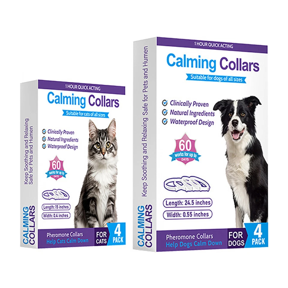 4-16pc Pet Calming Collar Adjustable Anti-anxiety for Cats Dogs Stress Reduction - image 2 of 4