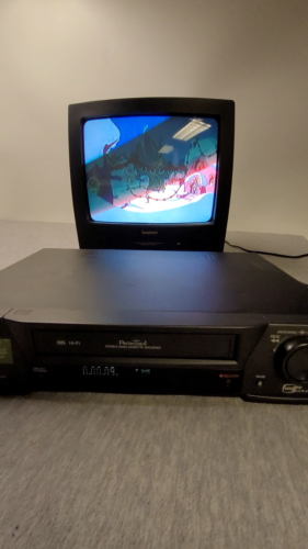 Mitsubishi HS-U580 Hi-Fi Stereo Video Cassette Recorder VCR/VHS Player NO REMOTE - Video 1 of 1