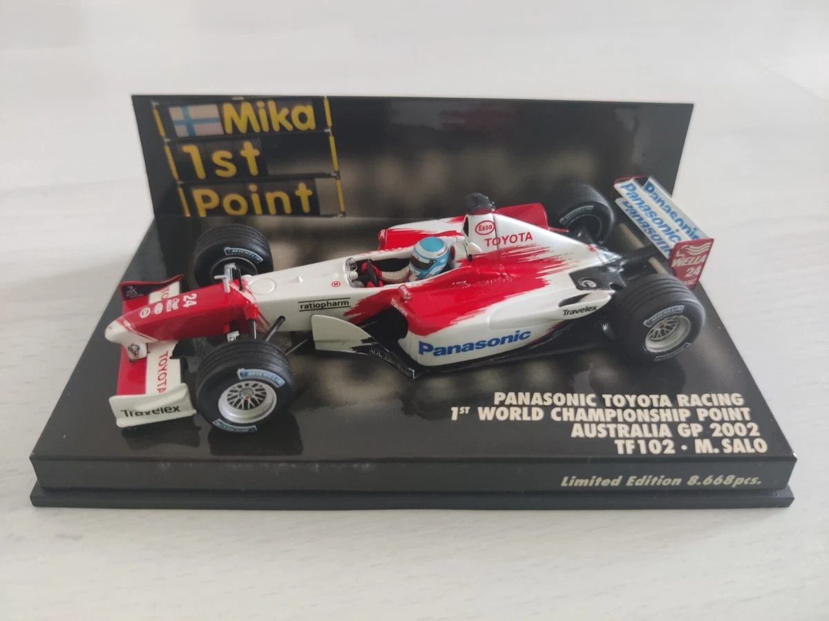 MINICHAMPS F1 1/43 Scale - 40002008 TOYOTA RACING TF102 MIKA