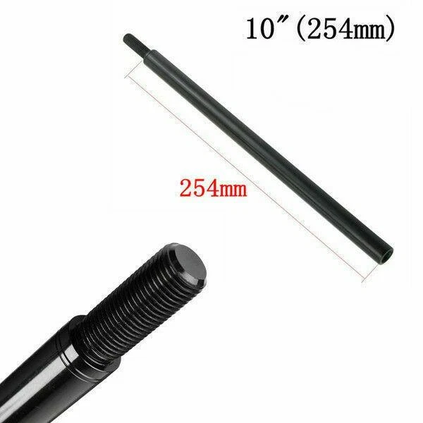 Extensión de perilla de cambio negra para palanca de cambios manual universal 10" 10x1,5 Foto 3 de 4