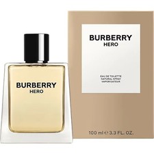 Burberry Hero Eau De Toilette Spray for Men 3.3 Oz 100 Ml New in Box, Sealed
