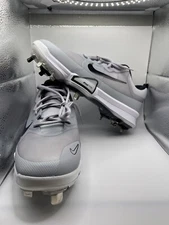 Nike Force Zoom Trout 9 Pro Metal Baseball Cleats Grey Men's FB2907-002