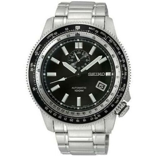 NOS SEIKO SSA003K1 Superior Automatic 4R37 Watch Black Dial 100m Stainless  Steel | eBay