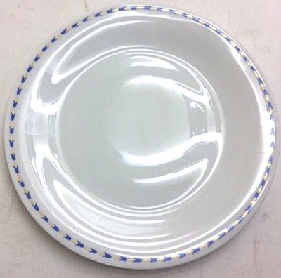 A. VIGNAUD LIMOGES FRANCE Solid White Color Cake Plate 6 3/8'' D~New