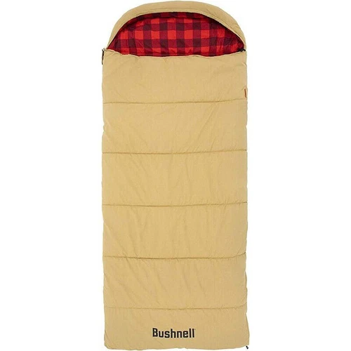 Bushnell 20F Degree Hooded Canvas Sleeping Bag