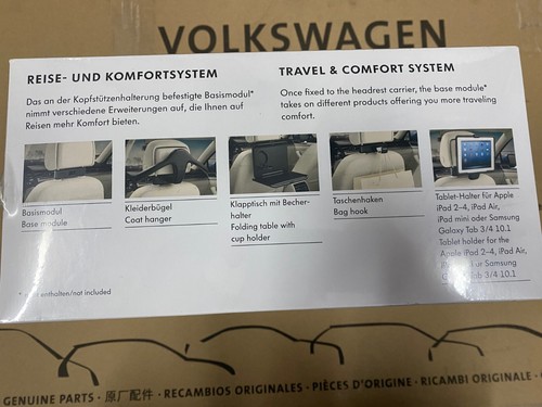 Original VW Volkswagen tablet Holder for Samsung Galaxy Tab 3/4 10.1 NEW - Picture 2 of 5