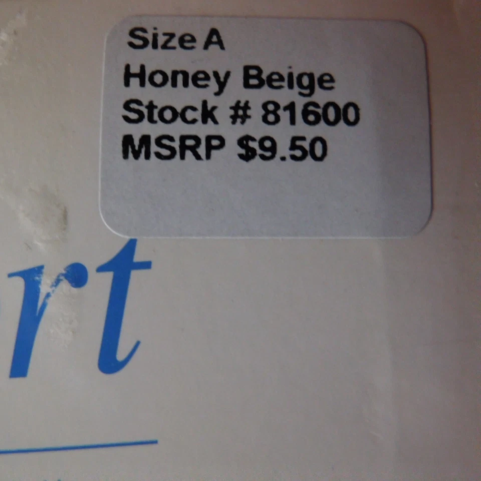 Nurse Mates Full Support Hosiery 6mmHg Compression Control Top Honey Beige 81600 - Image 2 of 4