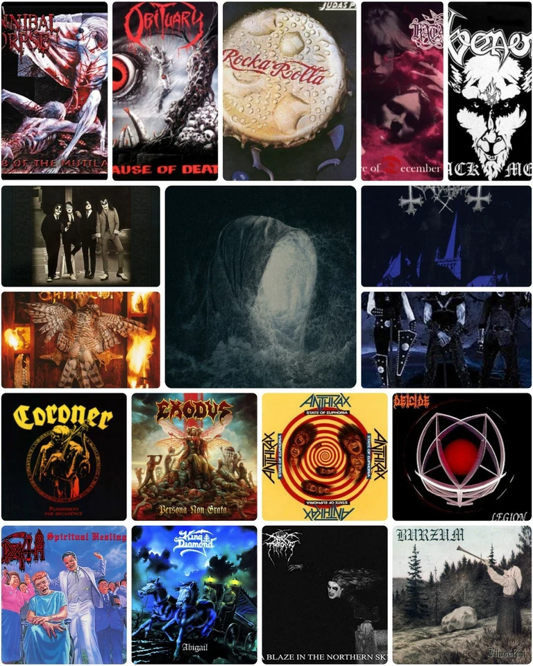 620 GUITAR TAB TABLATURE BOOK LOT HEAVY METAL, DEATH METAL, BLACK METAL, ROCK - Image 3 of 4