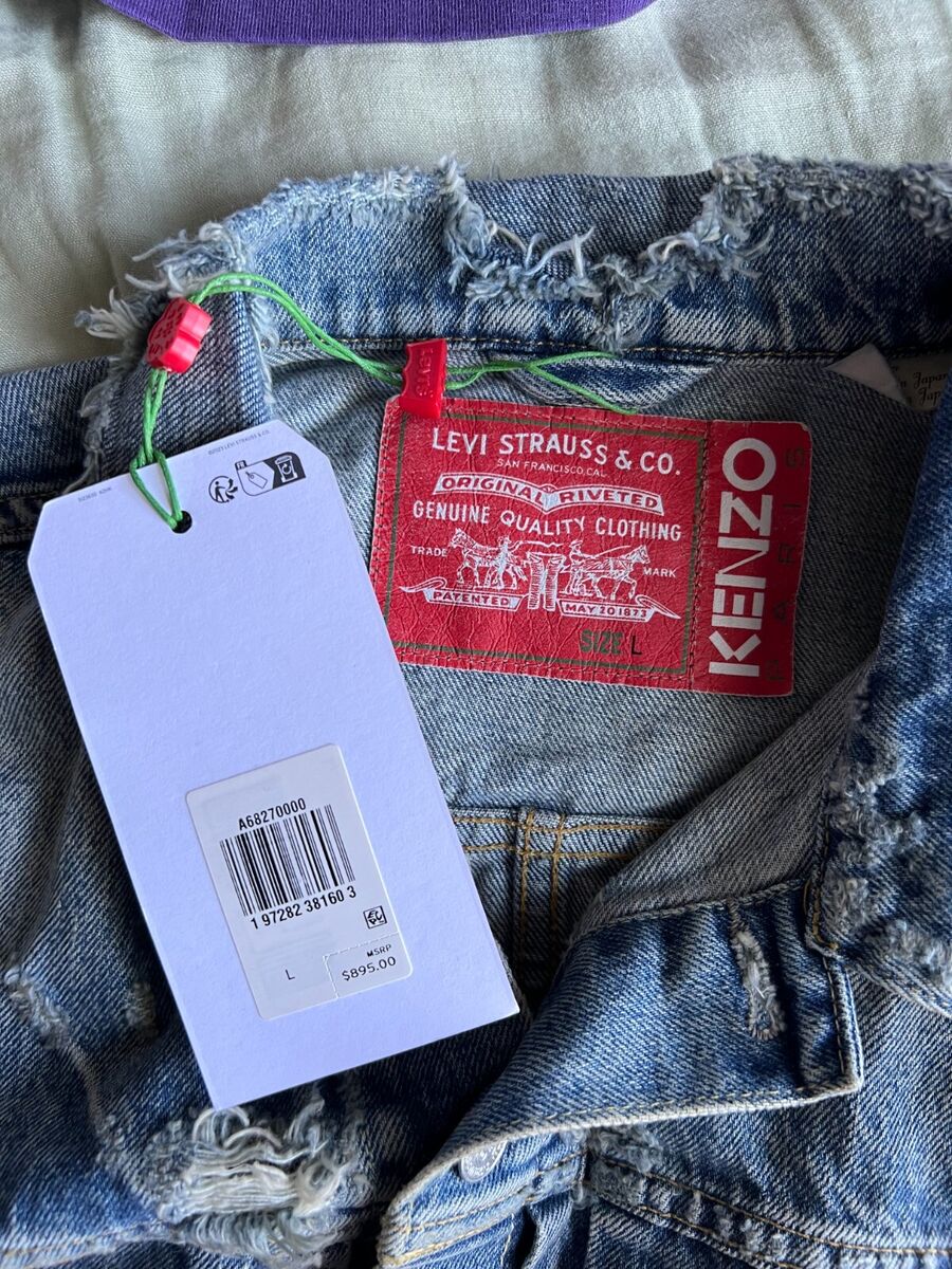 Levi's x KENZO Type II Denim Trucker Jacket - Size Large Levi's x KENZO Type II Denim Trucker Jacket - Size Large