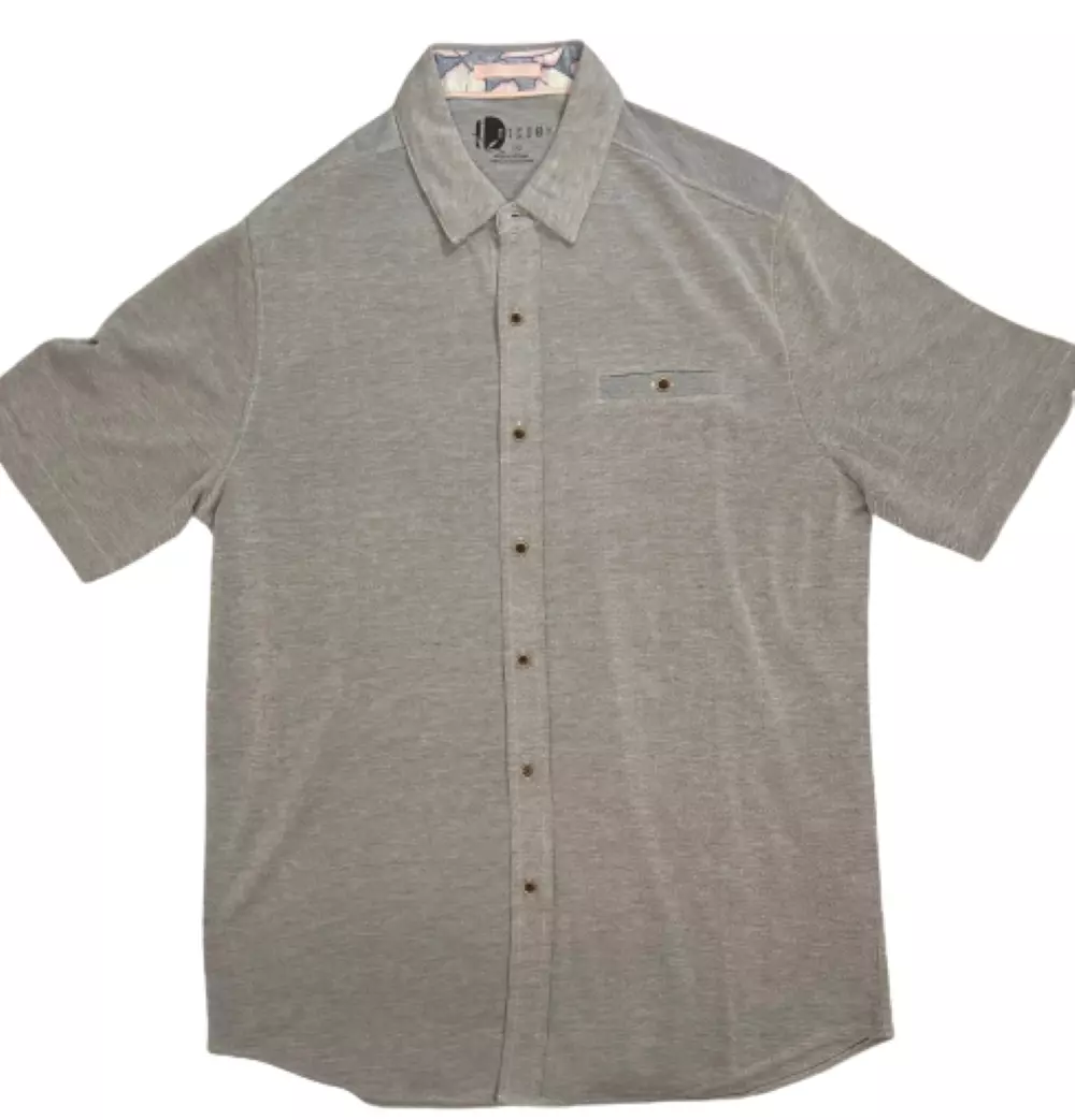 SPORT SHIRT L GRAY S/S by NICOBY | eBay