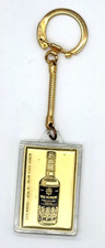 Seagram's 100 Pipers Blended Scotch Vintage Advertising Gold Key Chain