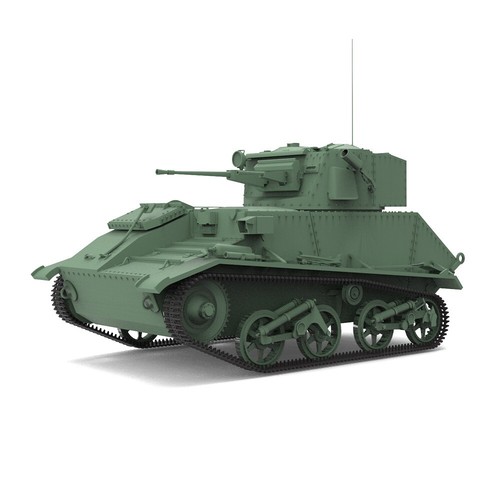 SSMODEL SS24575 1/24 Kit Modelo Militar British Vickers Mk.VI Tanque Ligero - Imagen 2 de 5