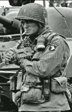 WW2 Picture Photo Dick Winters command Easy Company 506t PIR 101st Airborne 3486