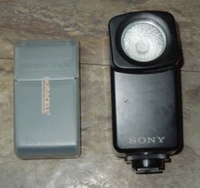 *Genuine* Sony HVL-10D Camcorder Flash Video Light with Battery WORKS!