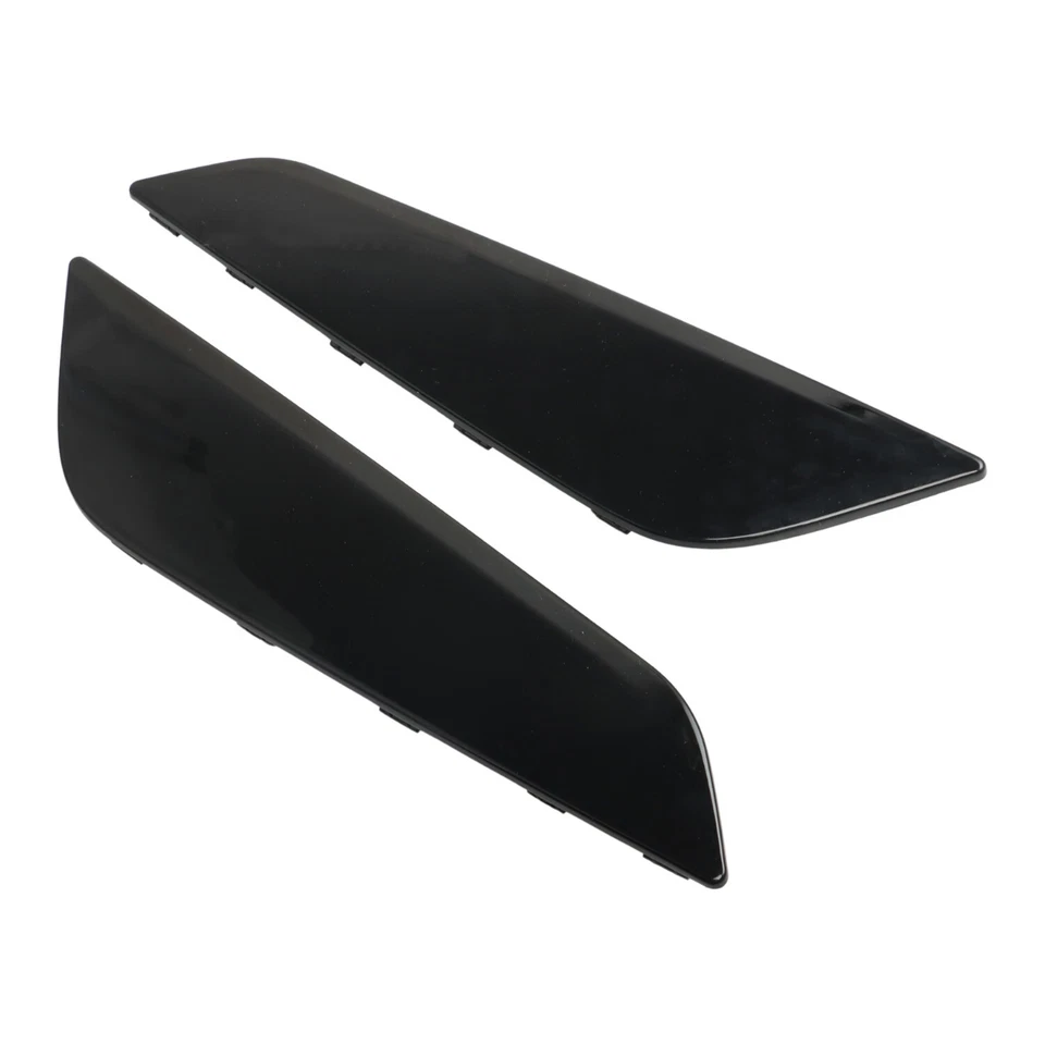 Par de molduras de ventilación de aire de ala lateral negra brillante para BMW 520i 530i 540i M550i xDrive Foto 2 de 4