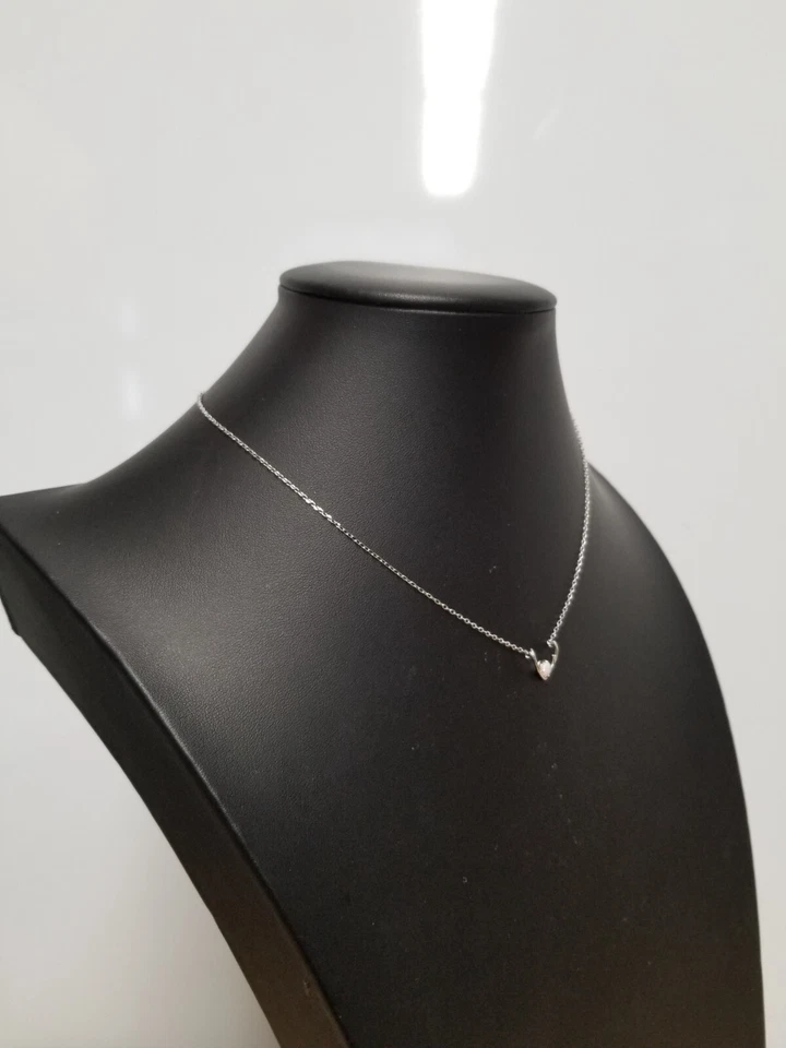 Collar PAVOI Chapado en Oro 14K Creado Ópalo Blanco Cuerno 16" a 18" (Lote de 3) Foto 4 de 4