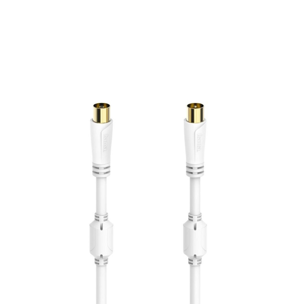 Thumbnail - Antennen-kabel, Koax-stecker - Koax-kupplung, Vergoldet, 7,5 M, 100 Db