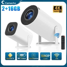 4K Mini Projector 1080P WiFi Bluetooth UHD Portable Theater Home 10000 Lumen LED