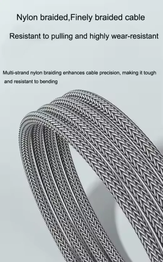 USB C to USB C Charger Cable 60W Fast Charging PD Braided Phone Charger Type C - Image 3 of 4