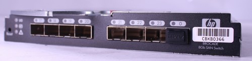 HP AJ820A 8/12 12P 8G FC SAN Switch 489864-001 - Picture 4 of 5