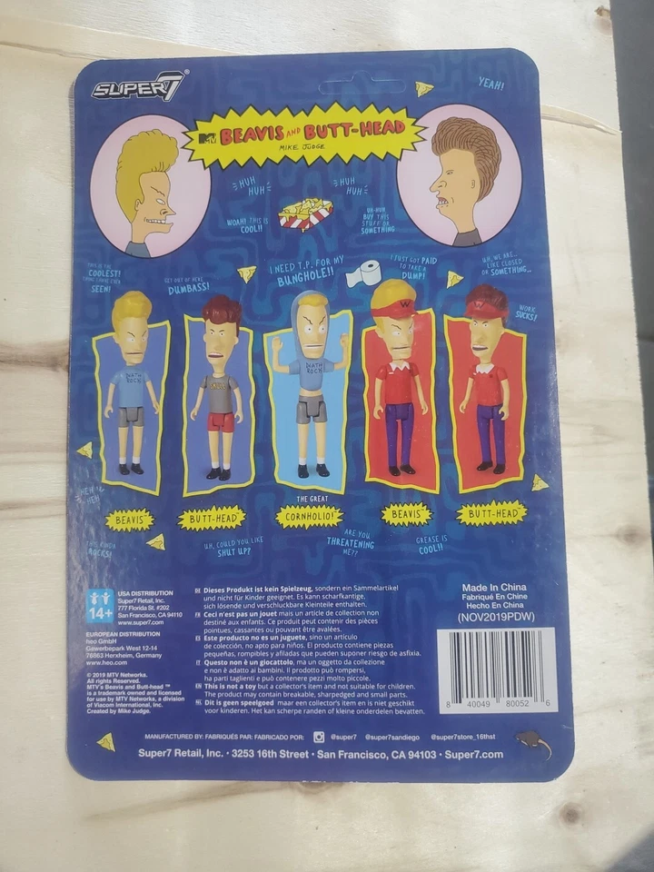 Figura de acción Mike Judge Beavis y Butthead  Foto 2 de 2
