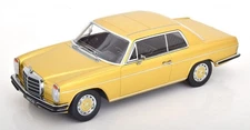 Mercedes C114 280C /8 Coupe 1969 gold diecast model car 181163 KK-Scale 1:18