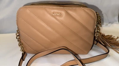 Aldo Onilalina Women's Zip Crossbody Handbag Brown Adjustable Strap Zip Bag BNWT