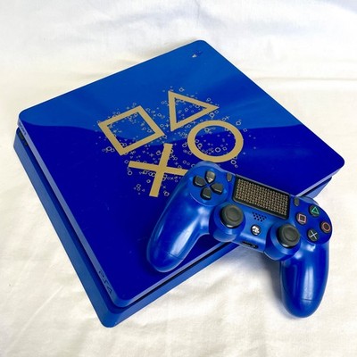 Sony PlayStation PS4 Slim 1TB Days of Play Blue Limited Console w/  Controller
