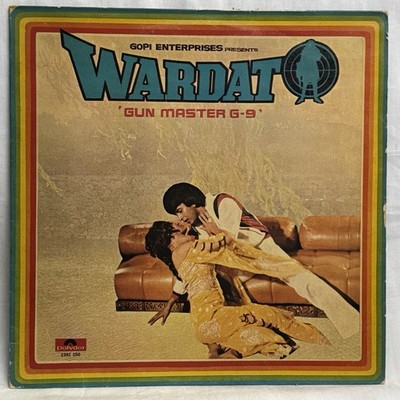 WARDAT Gun Master G-9 LP Vinyl Record Bappi Lahiri Bollywood Hindi Film Indian
