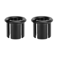 2x CAMVATE Aluminum Alloy Spacer Bushing 19 to 15mm Rod Adapter Collared Design