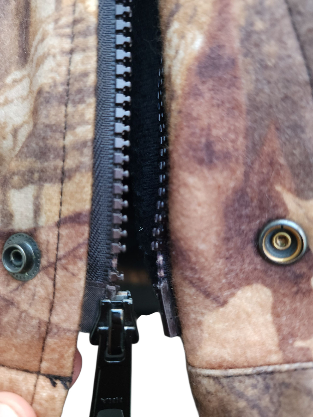 Arctic Shield XL Mossy Oak Breakup Camo Insulated Jacket/Coat BROKEN ZIPPER